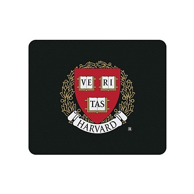 Centon Electronics Harvard Black Mouse Pad, Classic (MPADCHAR)