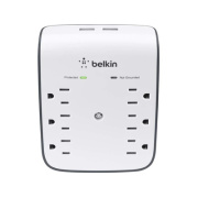 Belkin Surge,prt,6ot,wm,900j,$25k, 2.1amp,usb (BSV602TT)
