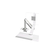 Humanscale Qsl - 1 Monitor (clamp-slvr) 12lb Max (QSLSLC)