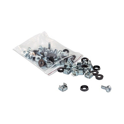 Intellinet 20 Piece M6 Cage Nut Set (712194)