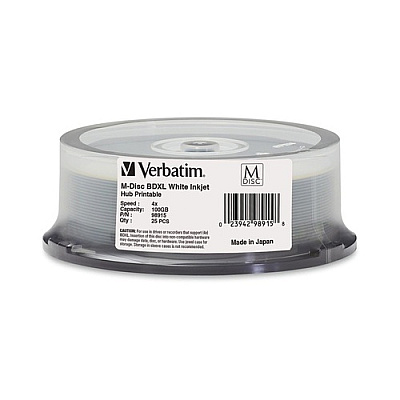 Verbatim M-disc Bdxl, 98915, 100gb (VER98915)