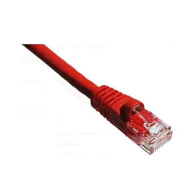 Axiom 3ft Cat6a Cable W/boot (red) (C6AMBR3AX)