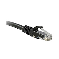 Enet Solutions Cat5e Black 6in Molded Boot Patch Cbl (C5EBK6INENC)