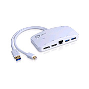 SIIG Mdp Video Dock With Usb 3.0 Lan Hub (JUH30212S1)