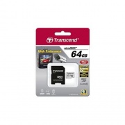 Transcend 64gb Usd Card (class 10) Video Reco (TS64GUSDXC10V)