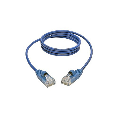 Tripp Lite 3ft Cat5e Slim Utp Patch Cable M/m Blue (N001S03BL)