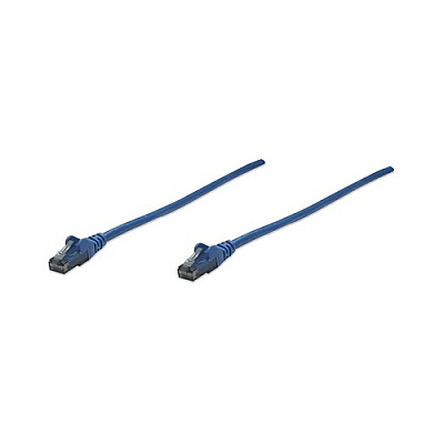 Intellinet 1 Ft Blue Cat6 Snagless Patch Cable (343282)