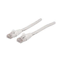 Intellinet 1 Ft White Cat5e Snagless Patch Cable (347181)