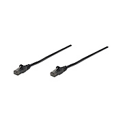 Intellinet 0.5 Ft Black Cat6 Snagless Patch Cable (347389)