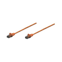Intellinet 0.5 Ft Orange Cat6 Snagless Patch Cable (347402)