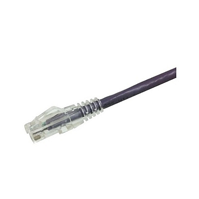 Weltron 20ft Purple Cat6 Snagless Patch Cable (90C6CBPL020)