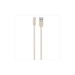Belkin Cable,premium,usb,usba/usbmicrob,4 ,gold (F2CU021BT04GLD)