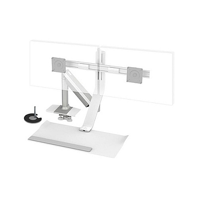 Humanscale Qsl - 2 Monitors (2mnts-slvr) 22lb Max (QSLSWD)