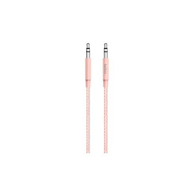 Belkin Metallic Aux Cable,rgld,4feet (AV10164BT04C00)