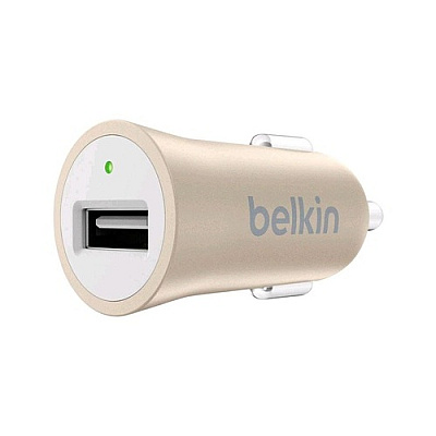Belkin Metallic Car Charger,gld (F8M730BTGLD)