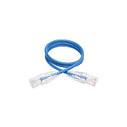 Tripp Lite 2ft Cat6 Snagless Slim Patch Cable Blue (N201S02BL)