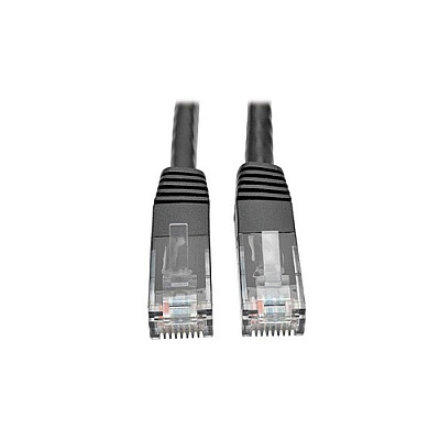 Tripp Lite 1ft Cat6 Molded Patch Cable M/m Black (N200001BK)