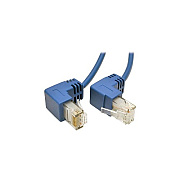 Tripp Lite 1ft Cat6 Slim Patch Cable Right Angle (N201SR1BL)