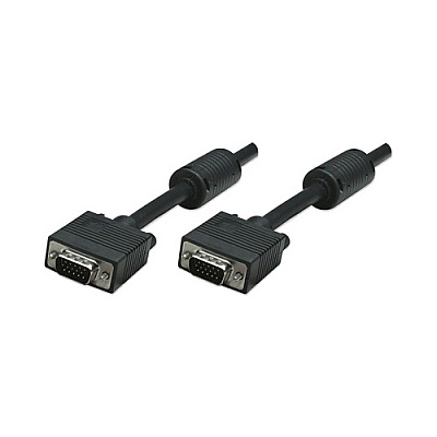 Manhattan - Strategic Mh Svga Hd15 M/m 30ft Ferrite Cores (317696)