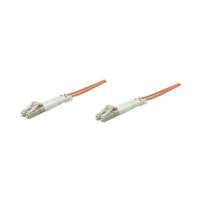 Intellinet 5m 14ft Lc/lc Multi Mode Fiber Cable (471237)