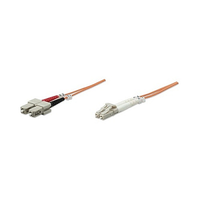 Intellinet 2m 7ft Lc/sc Multi Mode Fiber Cable (471268)