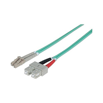 Intellinet 1m 3ft Lc/sc Multi Mode Fiber Cable (750912)