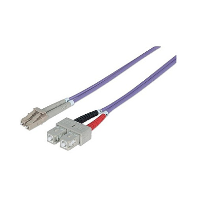 Intellinet 3m 10ft Lc/sc Multi Mode Fiber Cable (750936)