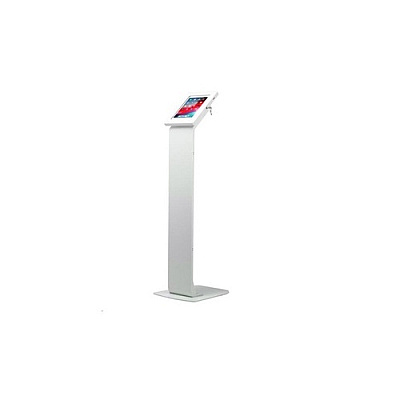 CTA Digital Premium Locking Floor Stand Kiosk (white (PADPARAFW)