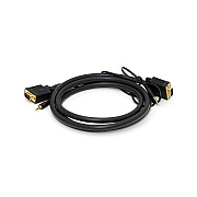 Monoprice Vga Hd15 M/m Cable W/audio 6ft (557)