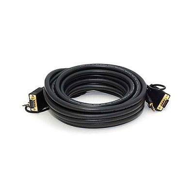 Monoprice Vga Hd15 M/m Cable W/audio 25ft. (559)