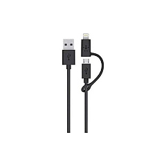 Belkin Micro-usb Cbl With Ltg Connector Adapter (F8J080BT03BLK)