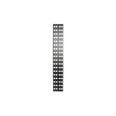 Rack Solutions 32u Vertical Wire Bar For Rack-151 (1374276)