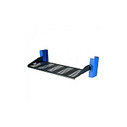 Rack Solutions 2post Fixed Shelf 7in Vented, Flange Dow (1USHL022HALF7DV)
