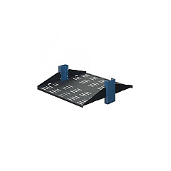 Rack Solutions 2post Fixed Shelf 20in Vented, Flange Up (2USHL022FULL20UV)