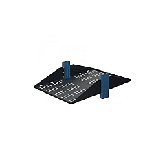 Rack Solutions 2post Fixed Shelf 29in Vented, Flange Do (3USHL022FULL29DV)