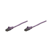 Intellinet 1 Ft Purple Cat6 Snagless Patch Cable (393102)