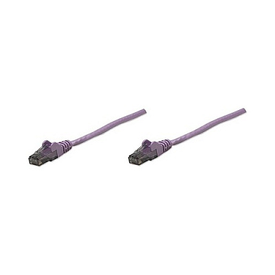 Intellinet 1 Ft Purple Cat6 Snagless Patch Cable (393102)