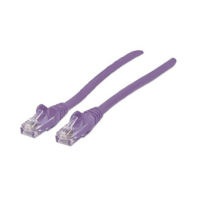 Intellinet 1.5 Ft Purple Cat6 Snagless Patch Cable (393119)