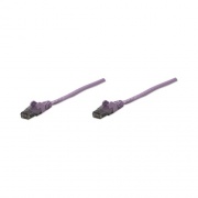 Intellinet 7 Ft Purple Cat6 Snagless Patch Cable (393140)