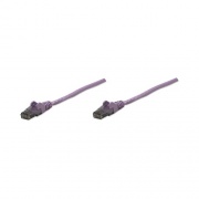 Intellinet 14 Ft Purple Cat6 Snagless Patch Cable (393164)