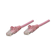 Intellinet 1 Ft Pink Cat5e Snagless Patch Cable (453042)