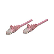 Intellinet 3 Ft Pink Cat5e Snagless Patch Cable (453066)