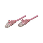 Intellinet 14 Ft Pink Cat5e Snagless Patch Cable (453103)