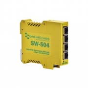 Brainboxes Industrial Ethernet 4 Port Switch (SW504X100M)