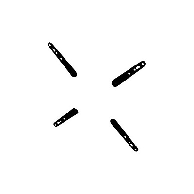 Peerless Vesa 400 X 400mm Adaptor Plate (ACC4X4)