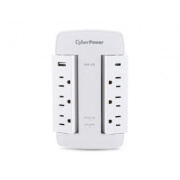 Cyberpower Surge Protector 900j 6 Outlets (CSP600WSURC5)