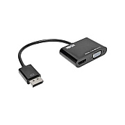 Tripp Lite 6in Displayport To Vga Hdmi Adapter 4k (P13606NHVV2)