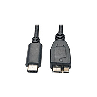 Tripp Lite USB 3.1 Gen 2 (10 Gbps) Cable, USB Type-C (USB-C) to USB 3.0 Micro-B (M/M), 3 ft (U426003G2)