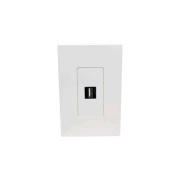 Tripp Lite 1-port Single-gang Keystone Wallplate (N080101)