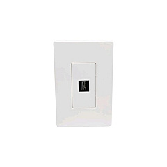 Tripp Lite 1-port Single-gang Keystone Wallplate (N080101)